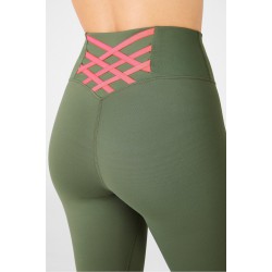 Boost PowerHold High-Waisted 7/8 Yoga Legging Safari/Desert Rose