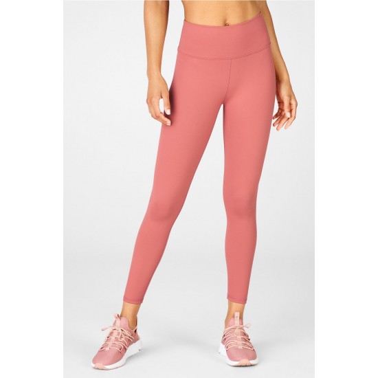 Boost PowerHold High-Waisted 7/8 Yoga Legging Dusty Cedar/Blossom/Pearl Pink