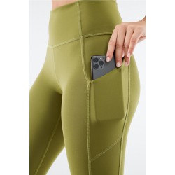 Oasis PureLuxe High-Waisted Capri Faded Olive