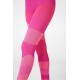 High-Waisted Seamless Colorblock Capri Very Berry Multi