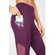 Trinity Motion365 Mid-Rise 7/8 Yoga Legging Plum Perfect/Violetta