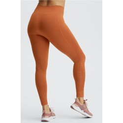 Sync Seamless High-Waisted 7/8 Yoga Legging Burnt Brick