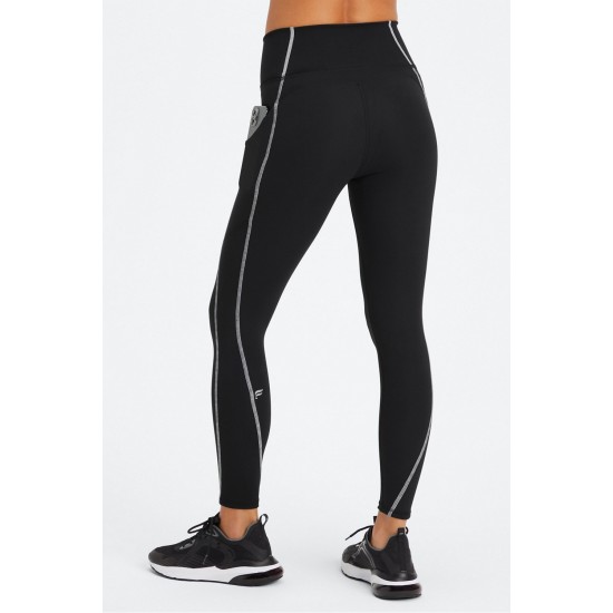 Oasis PureLuxe High-Waisted 7/8 Yoga Legging Black/White