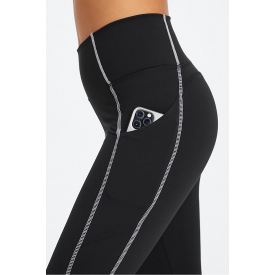 Oasis PureLuxe High-Waisted 7/8 Yoga Legging Black/White