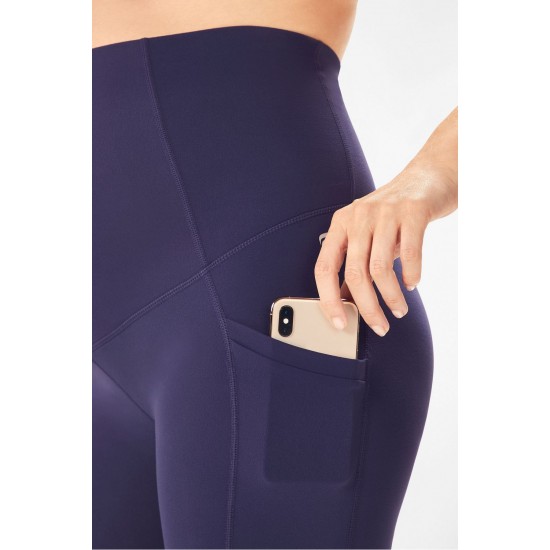 PureLuxe High-Waisted Maternity 7/8 Yoga Legging Abyss