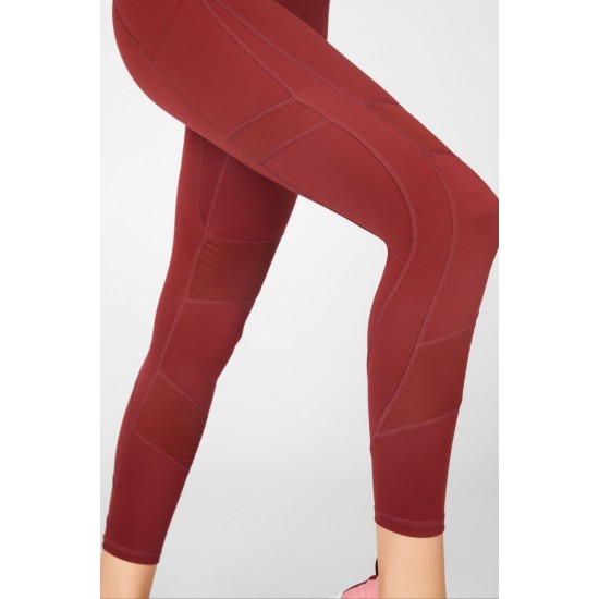 Anywhere High-Waisted Moto 7/8 Umbria Red