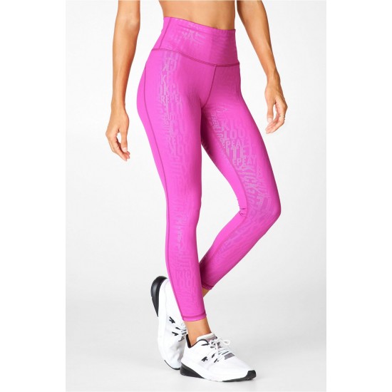 Define PowerHold High-Waisted 7/8 Yoga Legging Kick Butt Fiesta