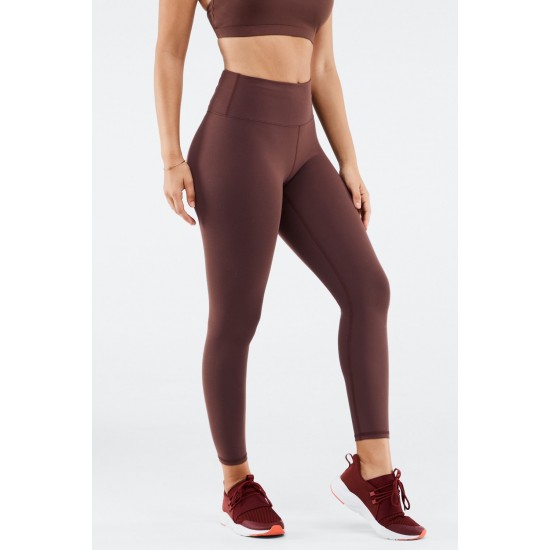 Boost PowerHold High-Waisted 7/8 Yoga Legging Saddle Brown/Muti