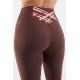 Boost PowerHold High-Waisted 7/8 Yoga Legging Saddle Brown/Muti