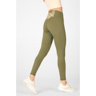 Boost PowerHold High-Waisted 7/8 Yoga Legging Grove/Agave/Sand Dune