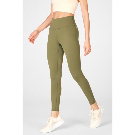 Boost PowerHold High-Waisted 7/8 Yoga Legging Grove/Agave/Sand Dune