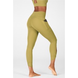 Oasis PureLuxe High-Waisted Twist 7/8 Yoga Legging Thyme