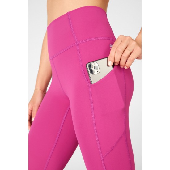 Oasis PureLuxe High-Waisted Twist 7/8 Yoga Legging Very Berry