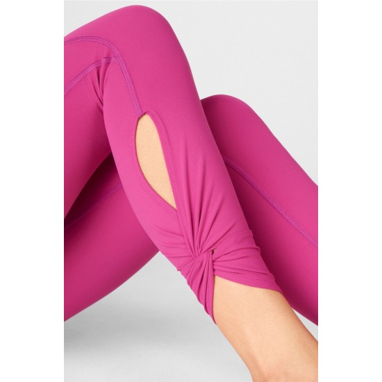 Oasis PureLuxe High-Waisted Twist 7/8 Yoga Legging Very Berry