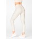 PureLuxe High-Waisted Iridescent 7/8 Yoga Legging Pearlescent Ivory