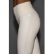 PureLuxe High-Waisted Iridescent 7/8 Yoga Legging Pearlescent Ivory