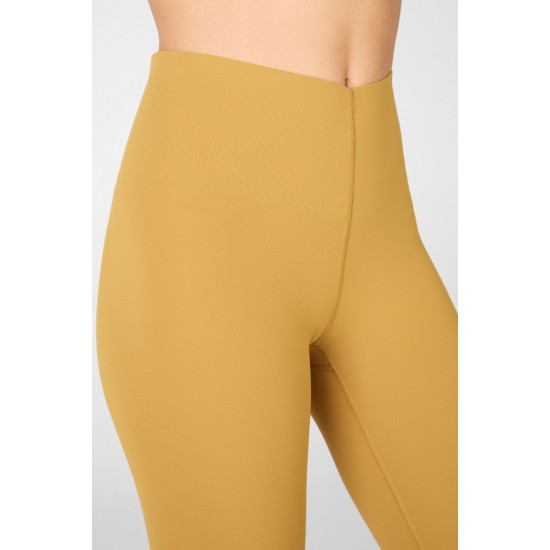 High-Waisted PureLuxe Minimal Yoga Legging Warm Olive