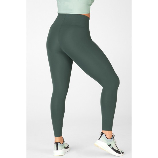 High-Waisted PureLuxe Minimal Yoga Legging Dark Pine