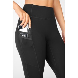 Trinity High-Waisted Pocket 7/8 Black