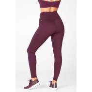 High-Waisted Motion365 Paneled Yoga Legging Black/Misty Lilac/Teaberry