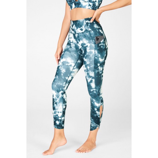 Oasis PureLuxe High-Waisted Twist 7/8 Yoga Legging Grotto Magma