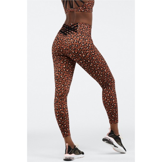 Boost PowerHold High-Waisted 7/8 Yoga Legging Mocha Meru/Black