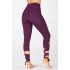 High-Waisted PureLuxe Tie-Up 7/8 Plum Perfect