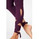 High-Waisted PureLuxe Tie-Up 7/8 Plum Perfect