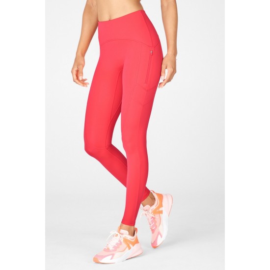 High-Waisted Motion365 Yoga Legging Teaberry