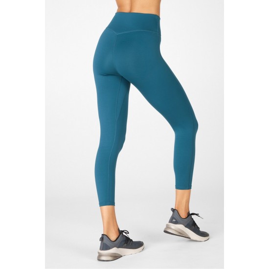 Anywhere High-Waisted Capri Midnight Teal