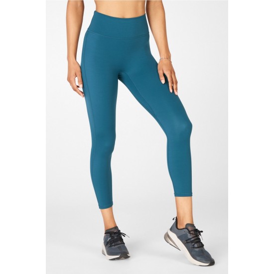 Anywhere High-Waisted Capri Midnight Teal