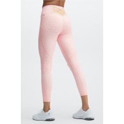 Boost PowerHold High-Waisted 7/8 Yoga Legging Porter Daisy/Pink Dust/Wild Lime