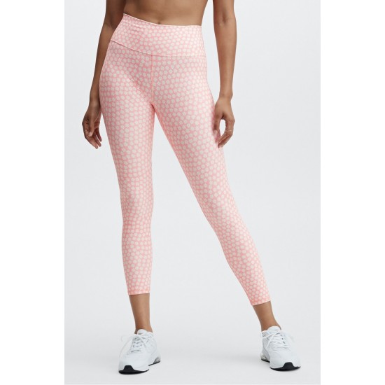 Boost PowerHold High-Waisted 7/8 Yoga Legging Porter Daisy/Pink Dust/Wild Lime