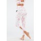 Oasis PureLuxe High-Waisted 7/8 Yoga Legging Red Smokey Marble