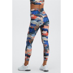 GetUSCart- Colorfulkoala Women's High Waisted Yoga Pants 7/8 Length Leggings  with Pockets (S, Orange)
