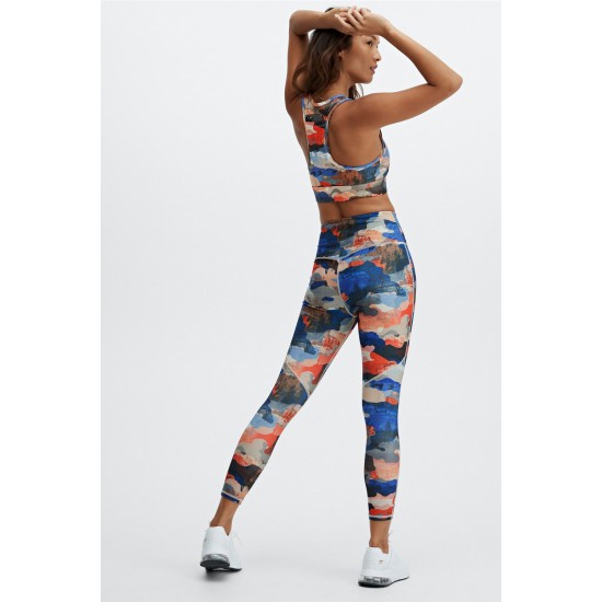 Anywhere High-Waisted 7/8 Yoga Legging Zion