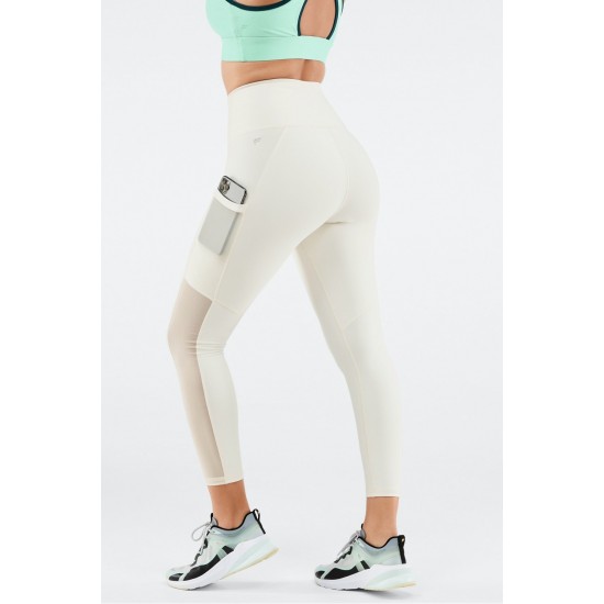 On-The-Go PowerHold Ultra HW 7/8 Yoga Legging Coconut