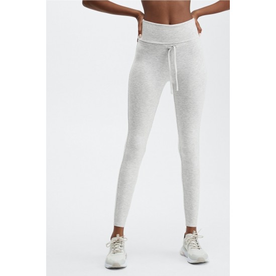 Luxe Drawstring Yoga Legging Iron