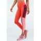 On-The-Go PowerHold Ultra HW 7/8 Yoga Legging Bonfire/Sunset/Cherry Burst