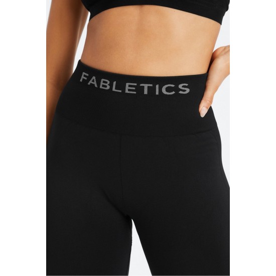 Sync Seamless High-Waisted 7/8 Yoga Legging Black