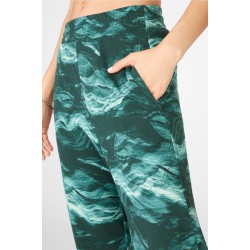 Cloe Slim Yoga Sweatpant Crystal Waves