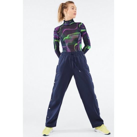 Molly Break Away Track Yoga Pant Deep Navy