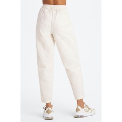 Apres Ski Quilted Yoga Pant Egret