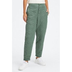 Apres Ski Quilted Yoga Pant Smoke Green