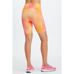 Define PowerHold High-Waisted 9" Yoga Short Orange Pop Blur