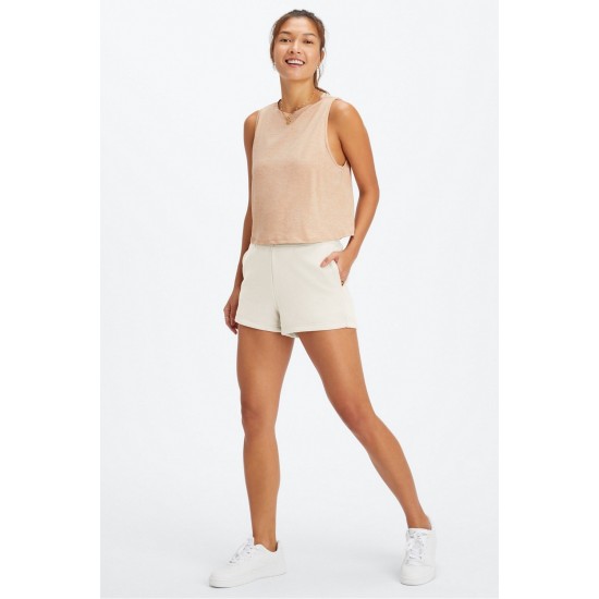 Go-To Slim SweatYoga Short Oats Go-To Slim SweatYoga Short Oats